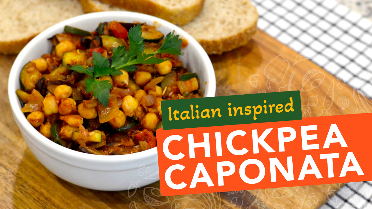 Easy Vegan Italian Chickpea Caponata Recipe