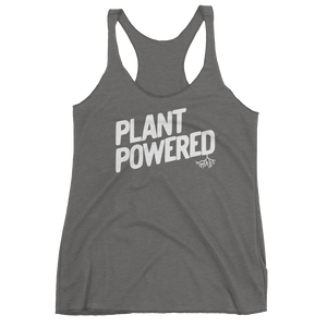 Vegan Tank Top - Plant Powered - Premium Heather