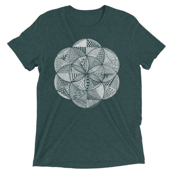 Sacred geometry shirt for man seed of life all over print tee